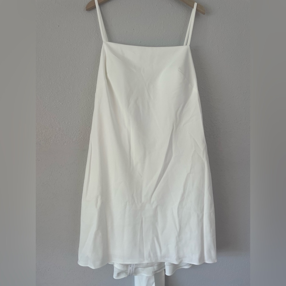Revelry Steph Crepe Mini Dress Size 20 slip dress Square neckline Built-in bra